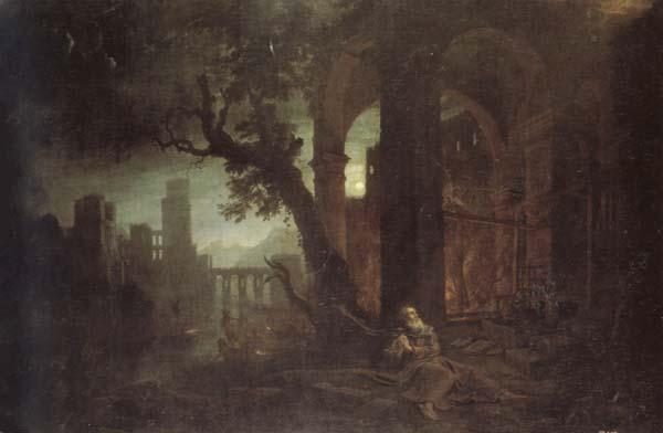 Claude Lorrain Landscape with the Temptations of St.Anthony Abbot Germany oil painting art